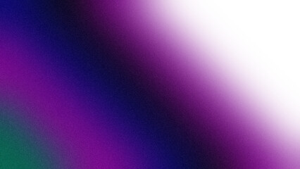 Diagonal Abstract Gradient with Purple Green Blue and White Blend