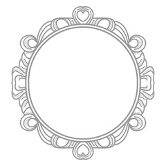 Luxury Frames circle shadow