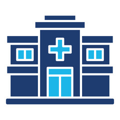 Obraz premium Clinic Icon Set With Multiple Styles. Vector Illustration