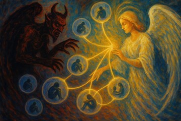 A Dance of Light and Shadow in the Cosmic Ballet