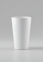 White ceramic tumbler