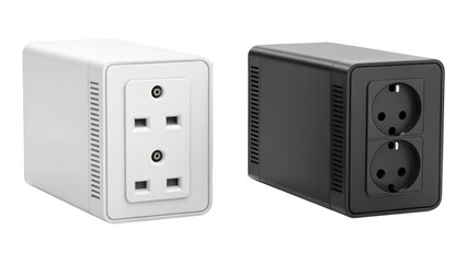 Obraz premium different style Electronic Power Supply Unit isolated on transparent