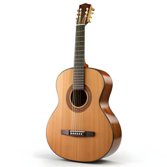 Obraz premium acoustic guitar a classic string instrument