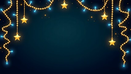 golden christmas light background