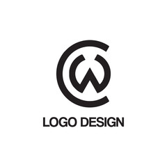 abstract logo design template