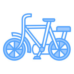 Fototapeta premium Classic Bicycle Icon