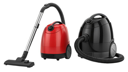 different style Vacuum Cleaner isolated on transparent
