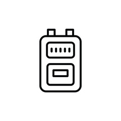 Simple line icon of a portable digital device