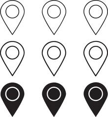 Abstract geometric shape with vibrant color accents and silhouette