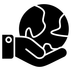 Environment glyph icon