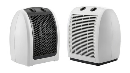 different style Electric Space Heater isolated on transparent