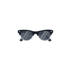 Fototapeta premium Stylish Sunglasses A pair of trendy sunglasses with a sleek design, embodying a sense of fashion and sun protection. Perfect for any sunny adventure, enhancing the user's style and protecting eyes.