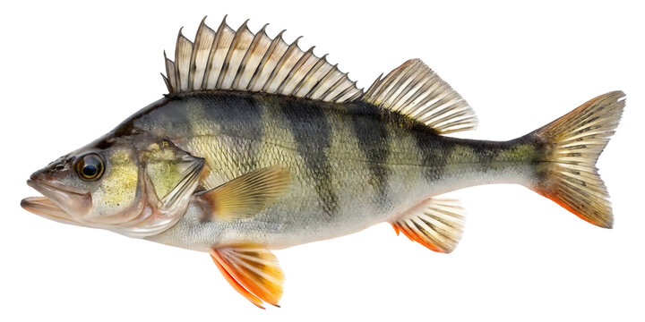 striped perch fish profile