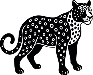 jaguar thicker build than leopard with rosette spots
