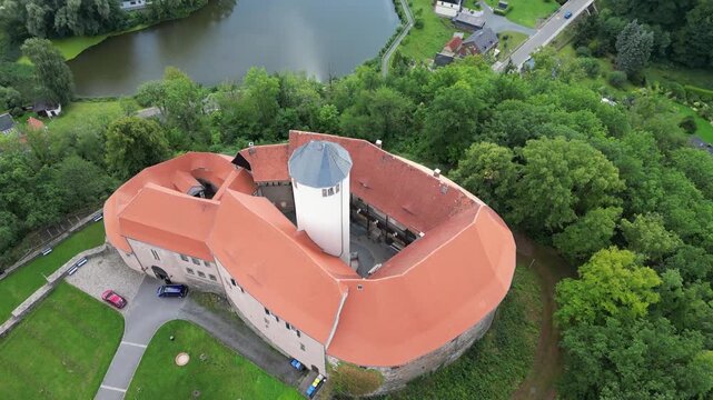 view from the castle sch&ouml;nfels zwickau east germany 4k Video Frequency 