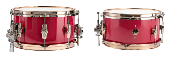 Pair of red drums