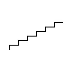Stairs icon vector illustration 