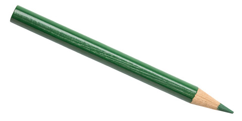 single green colored pencil