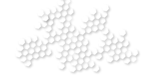 abstract geometric white and gray banner design with hexagons, abstract soft white hexagon concept background, geometric pattern with crosses, stripes, lines. Seamless vector background.