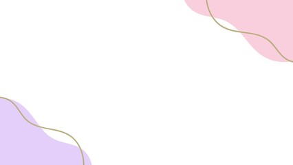 Cute background with colorful shape frames