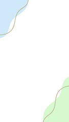 Cute background with colorful shape frames