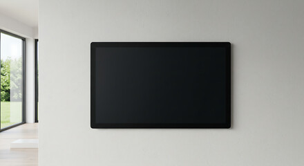 Blank Smart Home Control Panel Screen Mockup