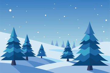 watercolor christmas tree clusters softly blended .eps