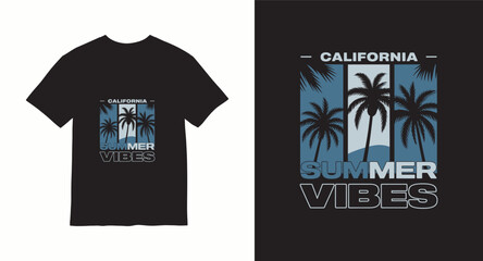 t shirt design with palm trees