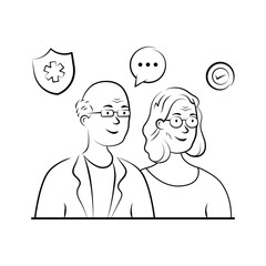 Have a look at this amazing illustration of senior health plan