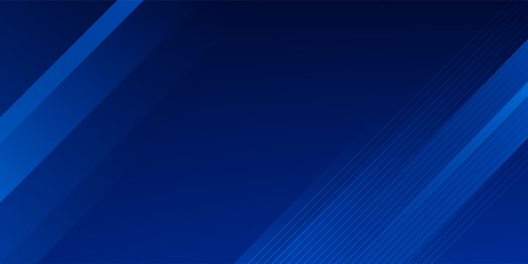 Blue background design with simple geometric lines and sparkling lights.