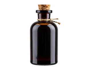 Witch potion bottle isolated on transparent background