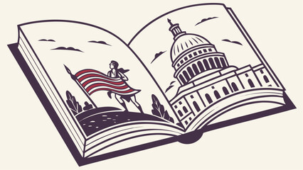 illustration of a book