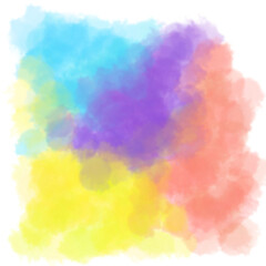 Rainbow abstract watercolor background