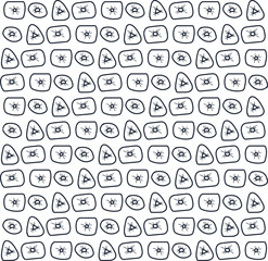 Texture in the form of pillows with buttons and folds.