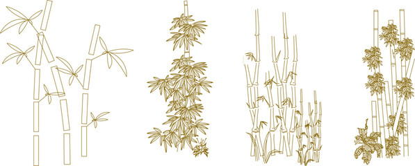 Vector sketch illustration of a tree plant design image for decoration and greening of city parks 