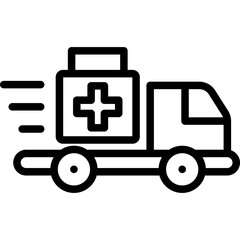 Medical Delivery Icon