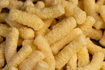 corn sticks for eating or making breakfast, closeup