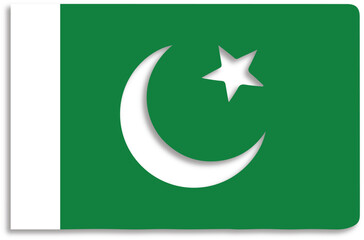 Pakistan Vector Flag, 14 August, Happy Independence Day