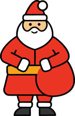 cartoon santa claus