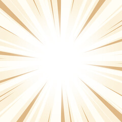 Abstract Burlywood Orange Glowing Sunburst Background. Yellow Color Glow Effect Sunburst Background for Presentation, Banner, Poster, Flyer, Sales. Pop Art Poster for Summer and Spring Theme.