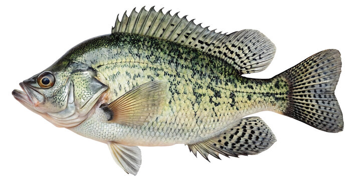 Black Crappie Fish PNG Image