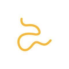 Obraz premium Hand drawn squiggly lines elements