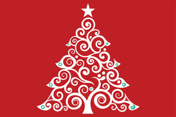 elegant christmas tree silhouette filled with int (1).eps