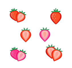 딸기, 과일, 스티커