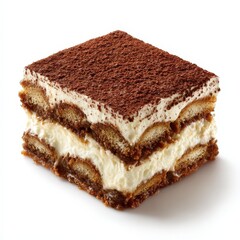 Delicious Creamy Tiramisu Dessert Layers of Coffee Soaked Ladyfingers and Mascarpone Cream