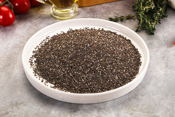 Vegan cuisine - Chia seeds for cooking