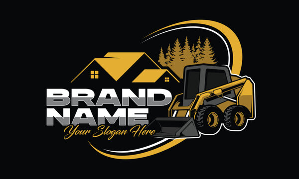 Skidsteer housing logo