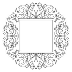 Obraz premium Luxury Frames Square line_3