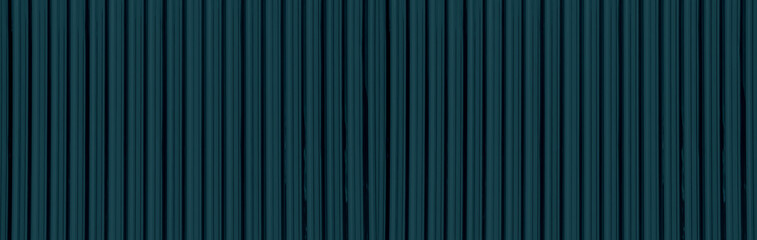 Obraz premium Metal roof teal corrugated iron sheet aluminium teal steel background wall panel tile construction siding building line pattern texture seamless architecture plate frame container floor backdrop