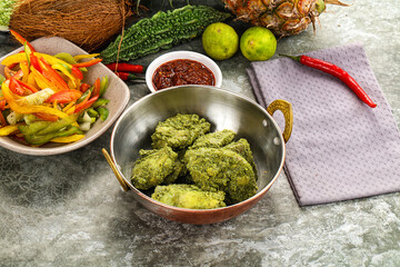 Indian cuisine - Mint chicken tikka
